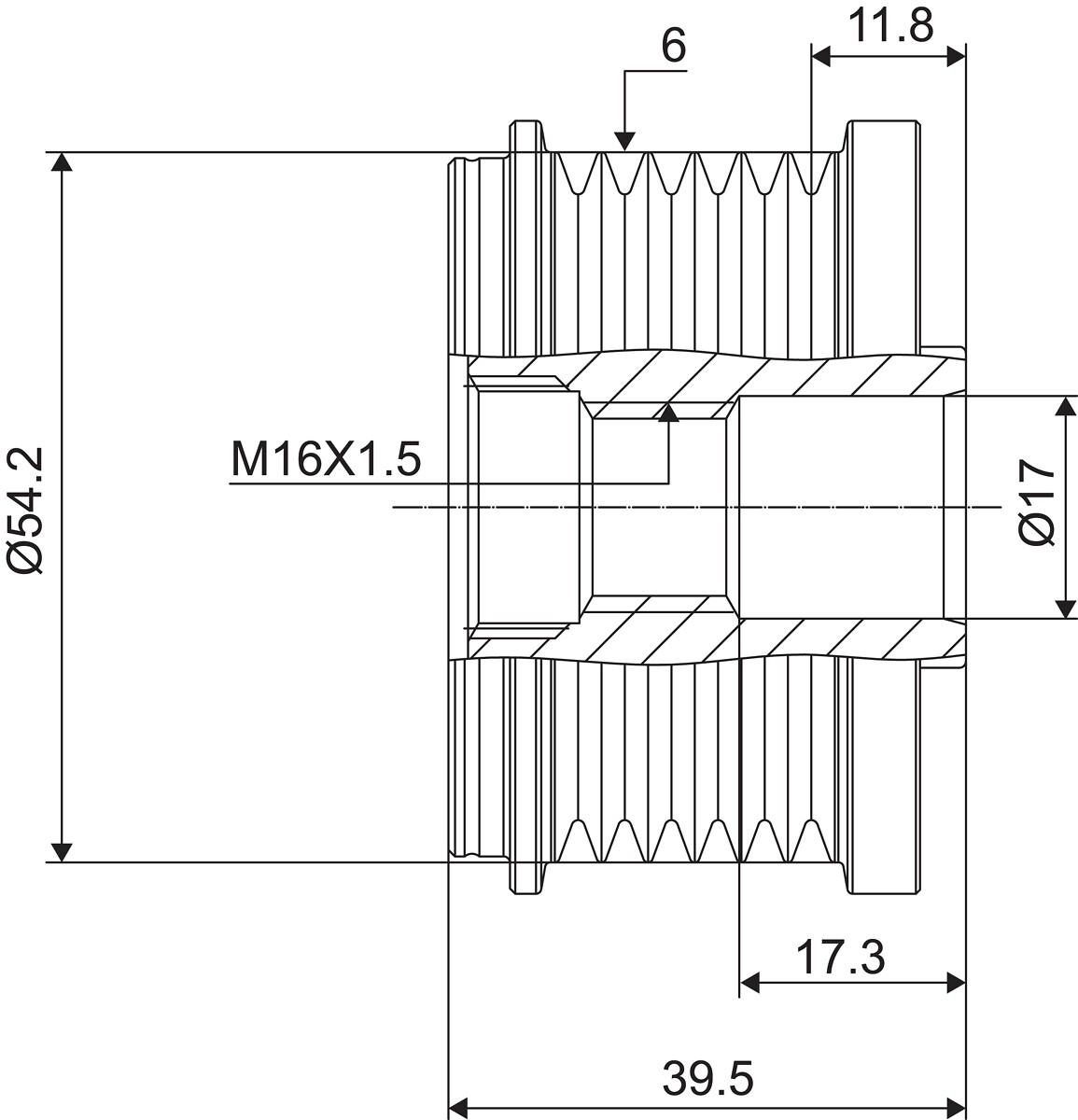 DISPOSITIVO RUOTA LIBERA ALTERNATORE